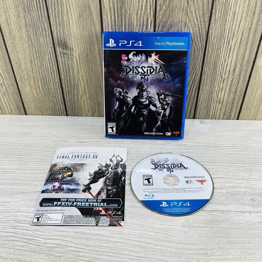 Dissidia Final Fantasy NT (Sony PlayStation 4, 2018, PS4) Tested Working